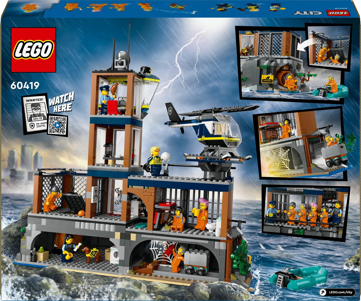 60419 LEGO® City Police Prison Islandpolitseivanglasaar цена и информация | Klotsid ja konstruktorid | hansapost.ee