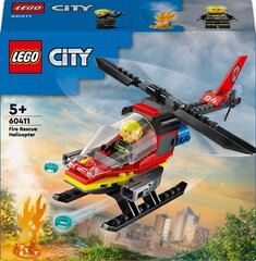 60411 LEGO® City Пожарный вертолет цена и информация | LEGO® Товары для детей и младенцев | hansapost.ee