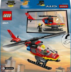 60411 LEGO® City Пожарный вертолет цена и информация | Конструкторы и кубики | hansapost.ee