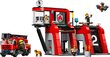60414 LEGO® City Fire Station with Fire Truck tuletõrjedepoo koos tuletõrjeautoga hind ja info | Klotsid ja konstruktorid | hansapost.ee