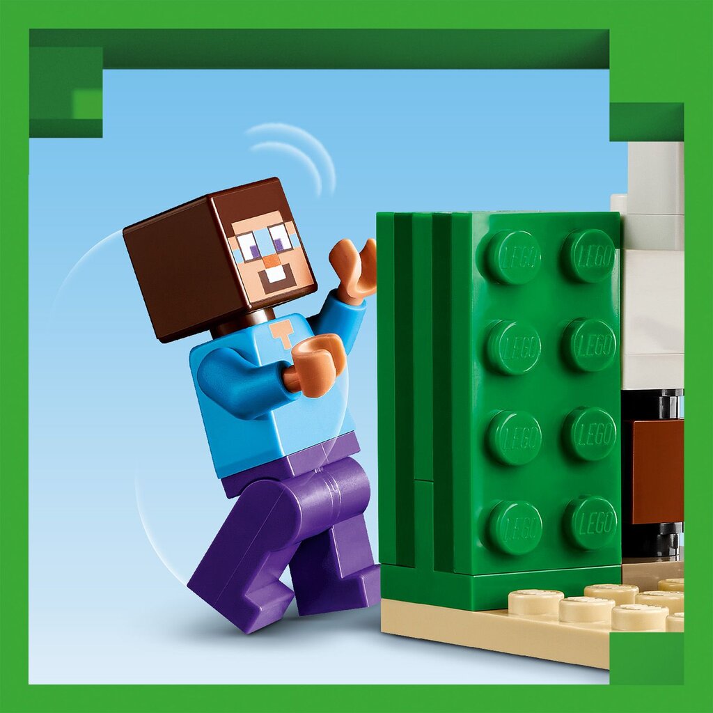 21251 LEGO® Minecraft Steve'i kõrbeekspeditsioon цена и информация | Klotsid ja konstruktorid | hansapost.ee
