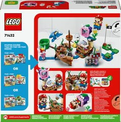 71432 LEGO® Super Mario Приключения Dorrie на тонущем корабле - дополнительный набор цена и информация | Конструкторы и кубики | hansapost.ee