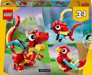 31145 LEGO® Creator Красный дракон цена и информация | Конструкторы и кубики | hansapost.ee