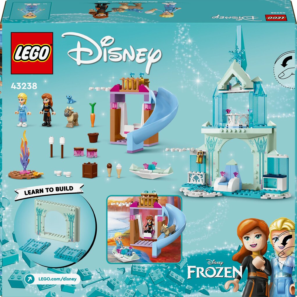43238 LEGO® Disney printsess Elsa külmunjd Loss цена и информация | Klotsid ja konstruktorid | hansapost.ee