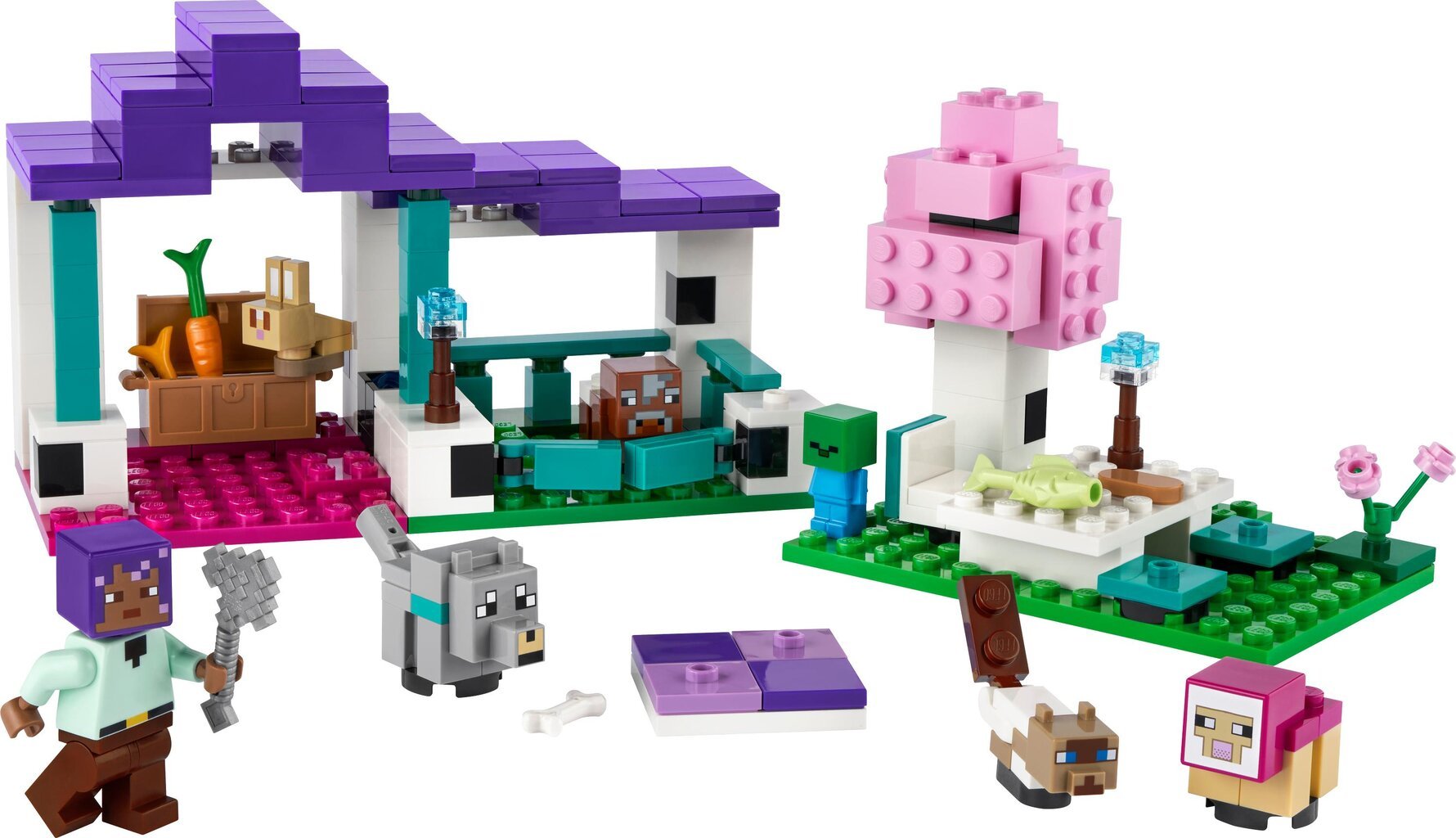 21253 LEGO® Minecrafti loomade varjupaik hind ja info | Klotsid ja konstruktorid | hansapost.ee
