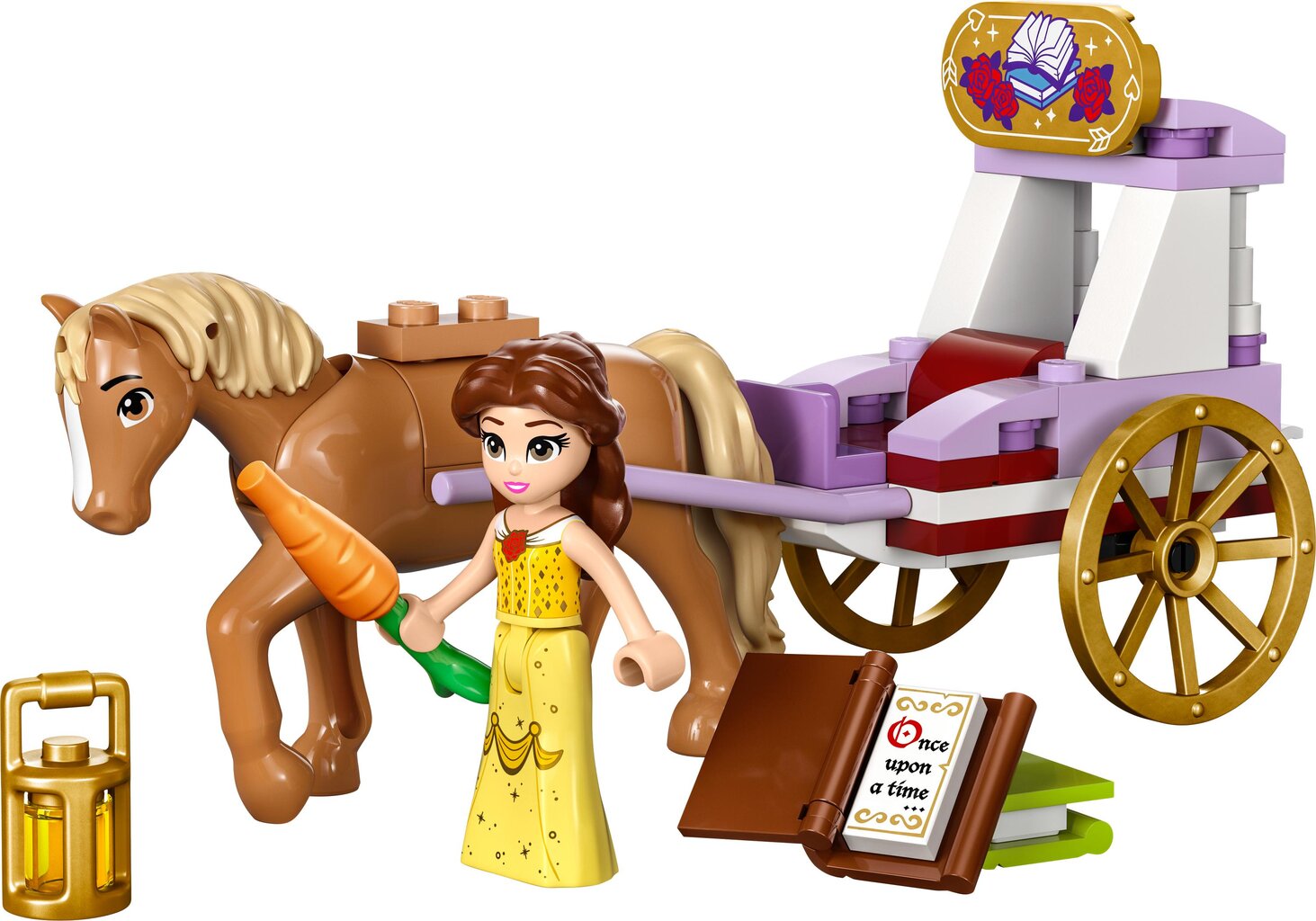 43233 LEGO® Disney Princess Belle muinasjutuline hobusevanker цена и информация | Klotsid ja konstruktorid | hansapost.ee