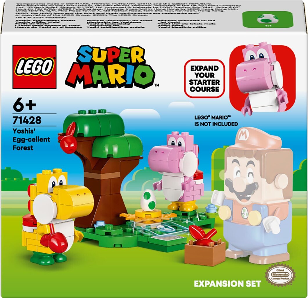 71428 LEGO® Super Mario Yoshis' Egg-cellent Forest Expansion Set– Yoshi metsa boonuskomplekt hind ja info | Klotsid ja konstruktorid | hansapost.ee