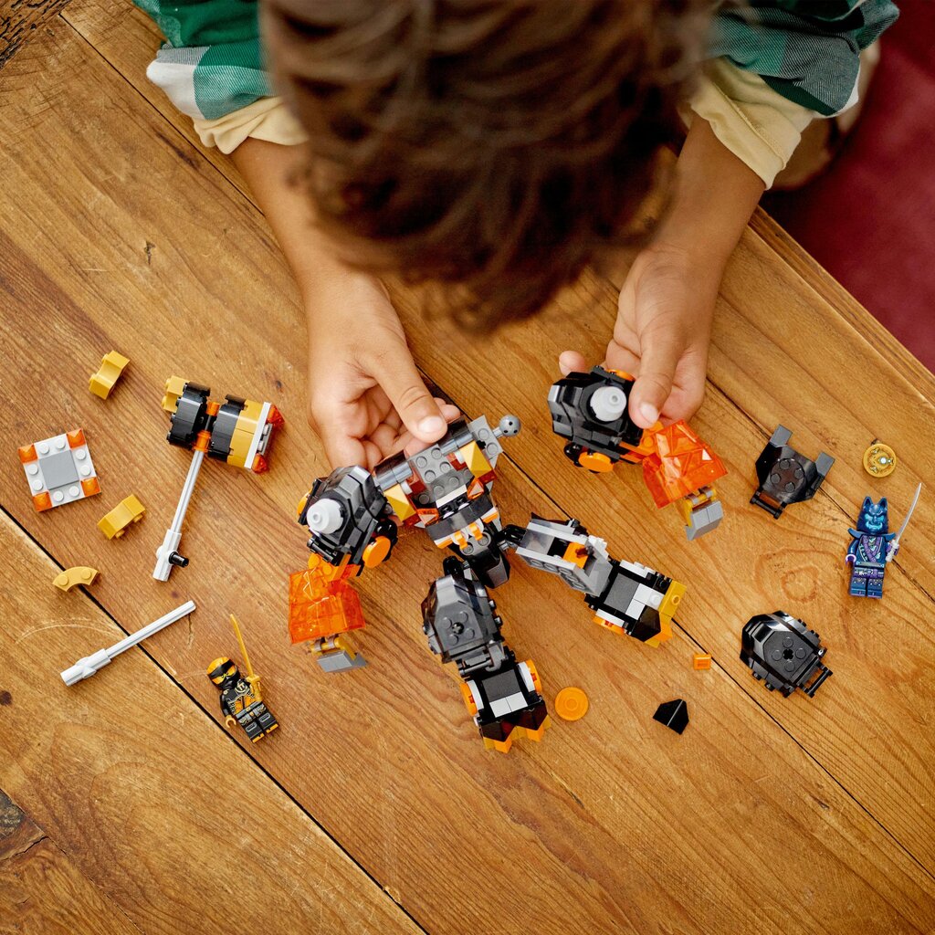 71806 LEGO® Ninjago Cole's Elemental Earth Mech elementaarne maarobot hind ja info | Klotsid ja konstruktorid | hansapost.ee