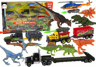 Sõiduki ja dinosauruste komplekt Lean Toys цена и информация | Игрушки для мальчиков | hansapost.ee