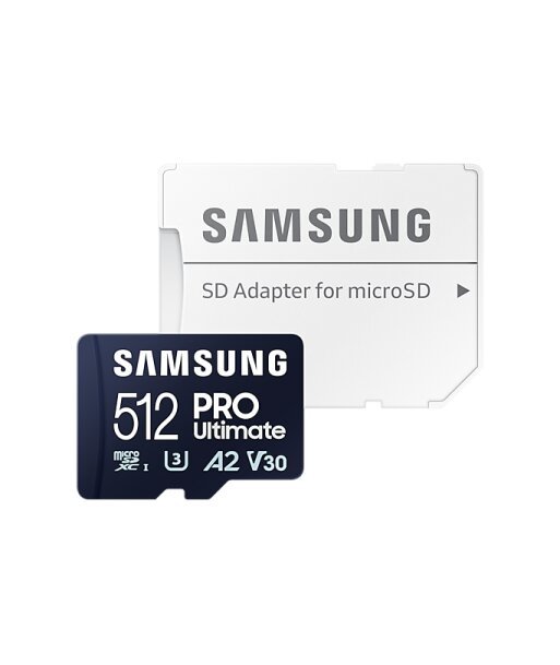 Samsung MicroSD SDXC 512GB Pro Ultimate 200MB/s / 130MB/s hind ja info | Fotoaparaatide mälukaardid | hansapost.ee