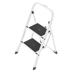Складной стул-стремянка Selekta DK40 BasicLine, алюминий, 2 ступени цена и информация | Лестницы для батутов | hansapost.ee