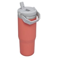 Термобутылка с трубочкой The IceFlow Flip Straw Stumbler 0.89L коралловый цвет цена и информация | Термосы, термокружки | hansapost.ee
