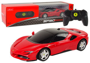 Automobilis Ferrari SF90 Rastar su nuotolinio valdymo pultu, raudonas цена и информация | Игрушки для мальчиков | hansapost.ee