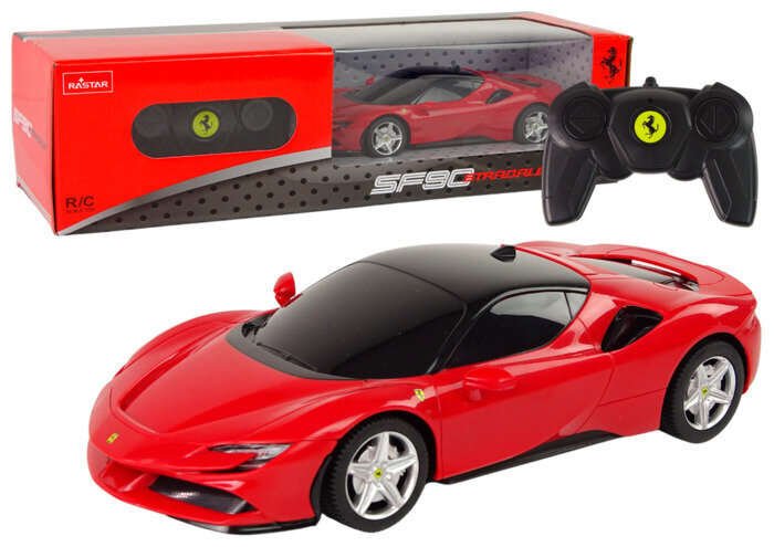 Puldiauto Ferrari SF90 Rastar, punane цена и информация | Mänguasjad poistele | hansapost.ee