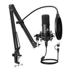 Microphone with stand Maono A04E (black) цена и информация | Микрофоны | hansapost.ee