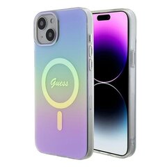 Guess GUHMP15MHITSU iPhone 15 Plus | 14 Plus 6.7" fioletowy|purple hardcase IML Iridescent MagSafe цена и информация | Чехлы для телефонов | hansapost.ee