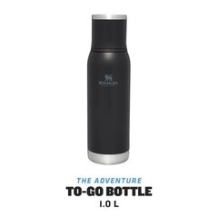 Thermos The Adventure To-Go Bottle 1л черный цена и информация | Термосы, термокружки | hansapost.ee