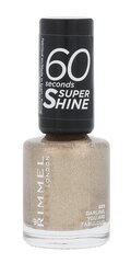 Küünelakk Rimmel 60 Seconds Super Shine 8 ml, 809 hind ja info | Küünelakid ja küünelakieemaldajad | hansapost.ee