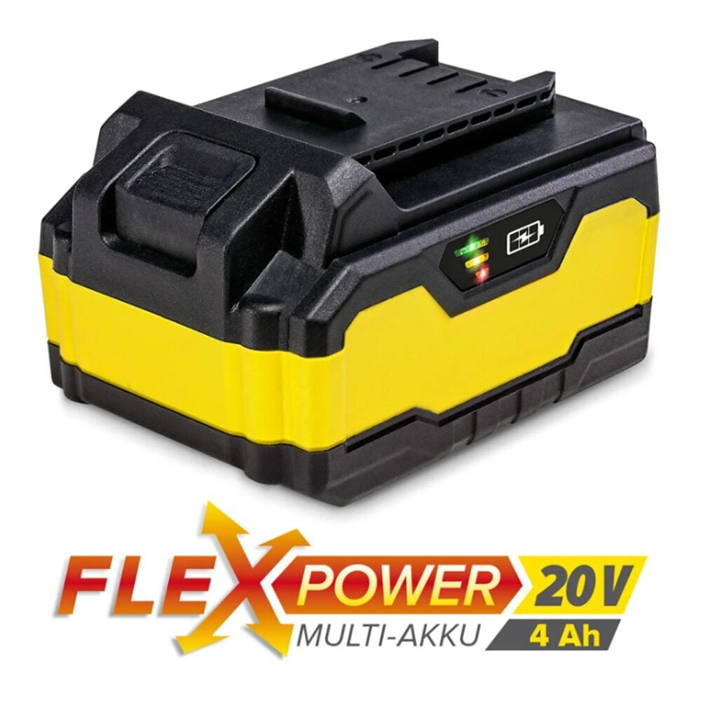 Lisaaku Flexpower 20V 4,0 Ah цена и информация | Akutrellid, puurid ja kruvikeerajad | hansapost.ee