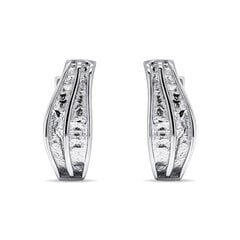Brilio Silver Впечатляющие серебряные серьги EA264W sBS1414 цена и информация | Серьги Skagen  | hansapost.ee