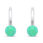 Opaaliga hõbekõrvarõngad naistele Brilio Silver EA387WG sBS1903 hind ja info | Kõrvarõngad | hansapost.ee