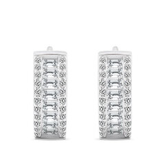 Brilio Silver Сверкающие серебряные кольца с цирконами EA475W sBS2032 цена и информация | Серьги | hansapost.ee