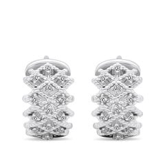 Brilio Silver Оригинальные серебряные кольца с цирконами EA479W sBS2050 цена и информация | Серьги | hansapost.ee