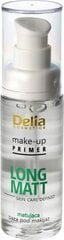 База под макияж Delia Make-Up Primer Clear Base Матовый финиш, 30 мл цена и информация | Пудры, базы под макияж | hansapost.ee