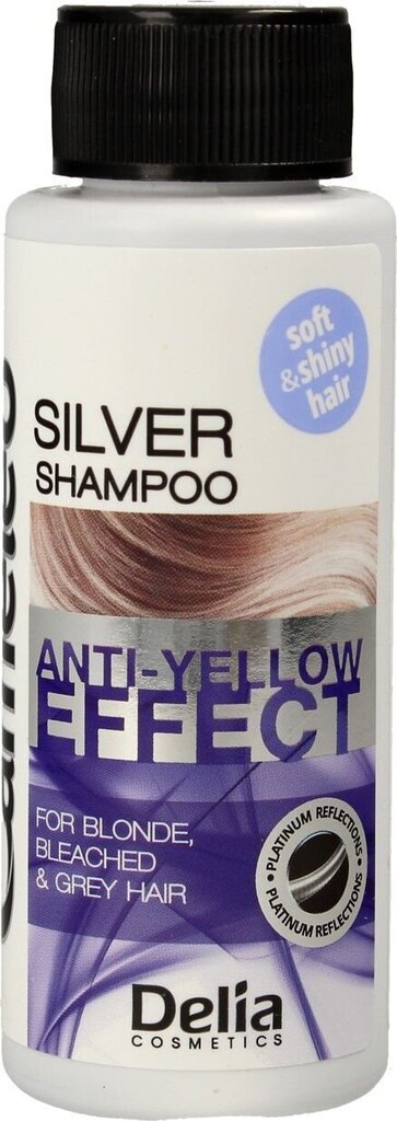 Šampoon hallidele ja heledatele juustele Delia Cameleo Silver, 50ml цена и информация | Šampoonid | hansapost.ee