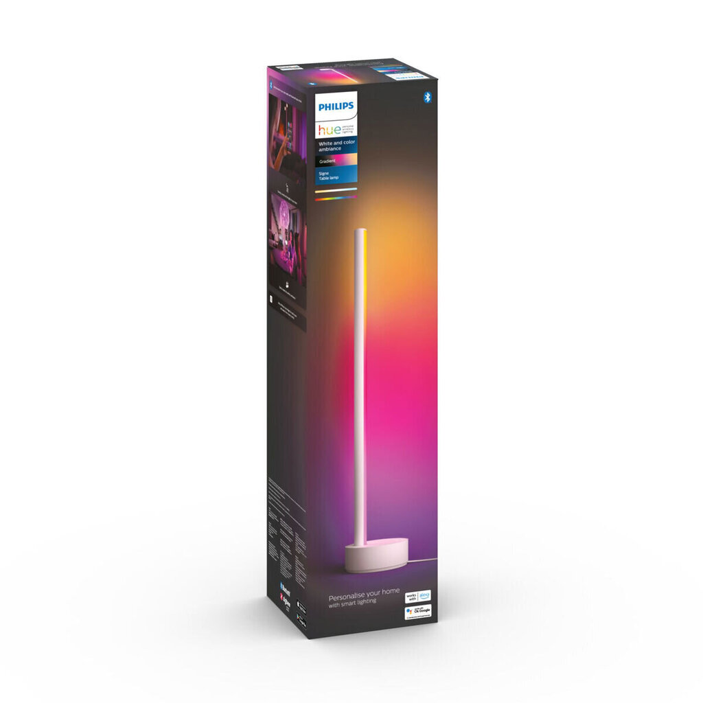 Sujuva toonivahetusega laualamp Philips Hue Gradient Signe, valge EU/UK hind ja info | Laualambid | hansapost.ee