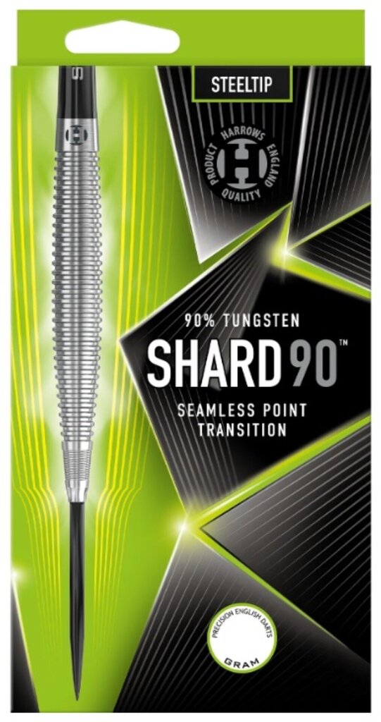 Noolemängu komplekt Harrows Darts Steeltip Shard W90, 3x23g цена и информация | Noolemängud | hansapost.ee
