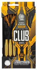 Noolemängu komplekt Harrows Darts Steeltip Club Brass 3x23g hind ja info | Noolemängud | hansapost.ee