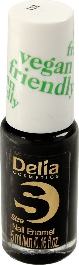 Küünelakk Delia Cosmetics Vegan Friendly nr 231 Black Orchid, 5ml цена и информация | Küünelakid ja küünelakieemaldajad | hansapost.ee