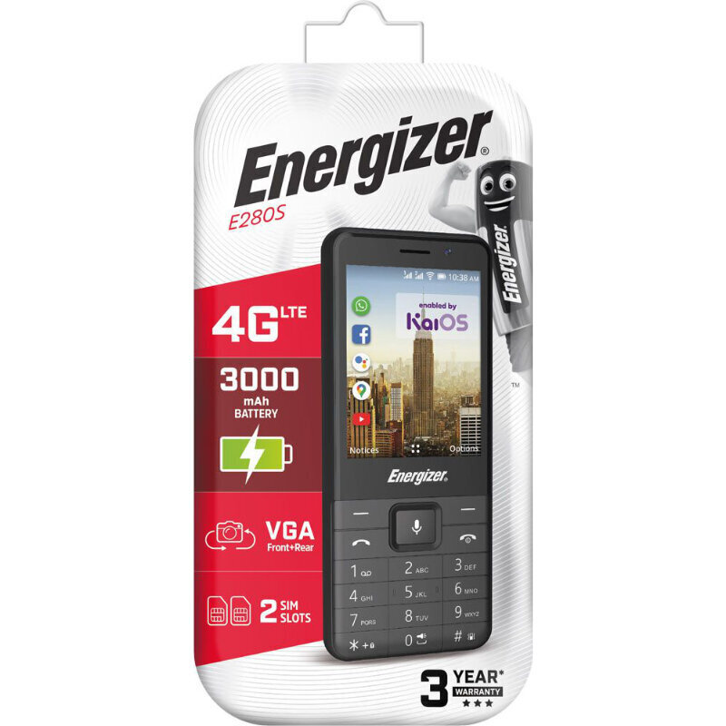 Energizer E280S Black hind ja info | Telefonid | hansapost.ee
