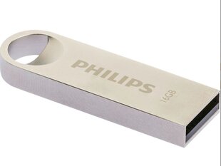 USB-andmekandja Philips, 2.0 16GB Moon hind ja info | Mälupulgad | hansapost.ee