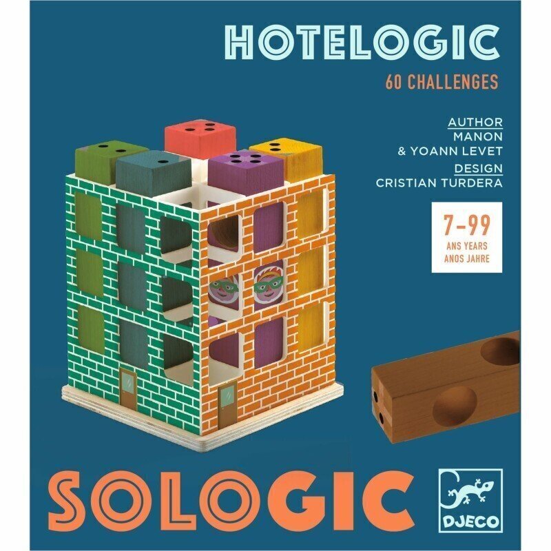 Loogikamäng - Hotell loogika, Djeco Sologic DJ08586 цена и информация | Lauamängud ja mõistatused perele | hansapost.ee
