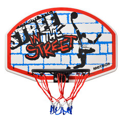 Баскетбольный щит с корзиной Meteor Street, 45 х 65 см цена и информация | Meteor Баскетбол | hansapost.ee