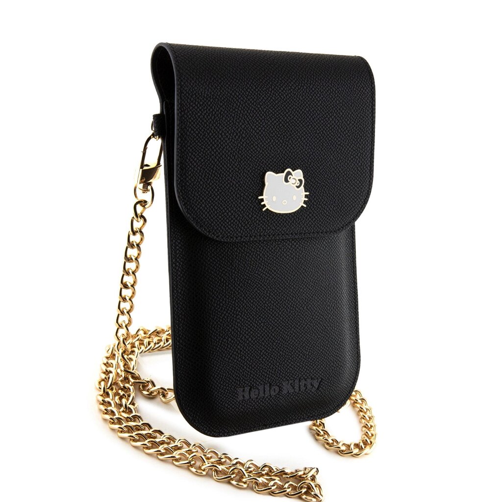 Hello Kitty PU Metal Logo Leather Wallet Phone Bag hind ja info | Telefonide kaitsekaaned ja -ümbrised | hansapost.ee