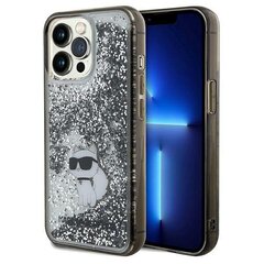 Karl Lagerfeld KLHCP13XLKCNSK iPhone 13 Pro Max 6.7" transparent hardcase Liquid Glitter Choupette цена и информация | Чехлы для телефонов | hansapost.ee