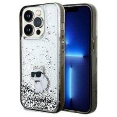 Karl Lagerfeld KLHCP14XLKCNSK iPhone 14 Pro Max 6.7" transparent hardcase Liquid Glitter Choupette цена и информация | Чехлы для телефонов | hansapost.ee