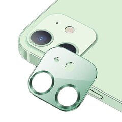 USAMS Camera Lens Glass iPhone 12 mini metal zielony|green BH706JTT04 (US-BH706) цена и информация | Защитные пленки для телефонов | hansapost.ee