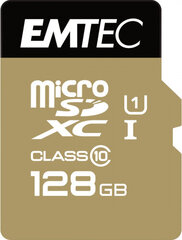 Emtec ECMSDM128GXC10GP hind ja info | Mälukaardid mobiiltelefonidele | hansapost.ee