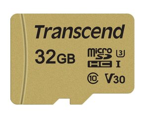 Transcend Карта microSDHC 32 ГБ, карта памяти цена и информация | Карты памяти для телефонов | hansapost.ee