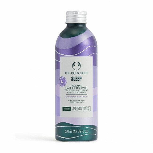 Dušigeel kehale ja juustele The Body Shop Sleep Relaxing Lavendel & Vetiver, 200 ml цена и информация | Dušigeelid, õlid | hansapost.ee