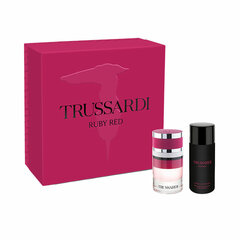 Kosmeetikakomplekt Trussardi Ruby Red EDP naistele: parfüümvesi 60 ml + kehakreem 125 ml hind ja info | Trussardi Parfüümid, lõhnad ja kosmeetika | hansapost.ee