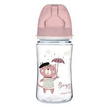 Laia kaelaga pudel Canpol Babies, 240 ml, 0 kuud+ hind ja info | Lutipudelid ja tarvikud | hansapost.ee