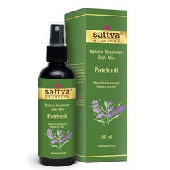 Дезодорант Sattva Ayurveda Patchouli, 80 мл цена и информация | Дезодоранты | hansapost.ee