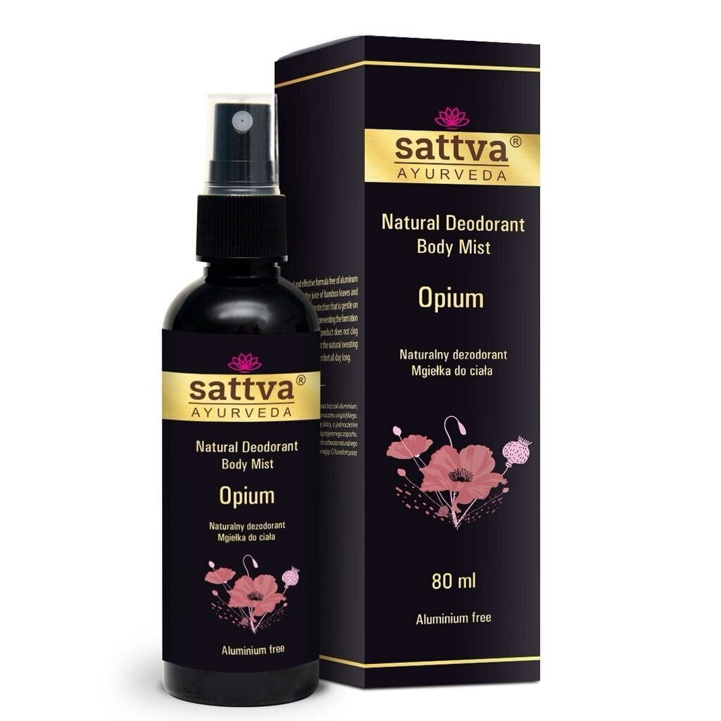 Deodorant Sattva Ayurveda Opium, 80 ml цена и информация | Deodorandid | hansapost.ee