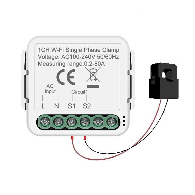 Energia mõõtmise moodul Feelspot FS-PMM01W WiFi, Tuya цена и информация | Käsitööriistad | hansapost.ee