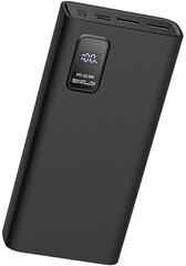 Platinet power bank 20000mAh PD QC LED, black цена и информация | Зарядные устройства Power bank  | hansapost.ee